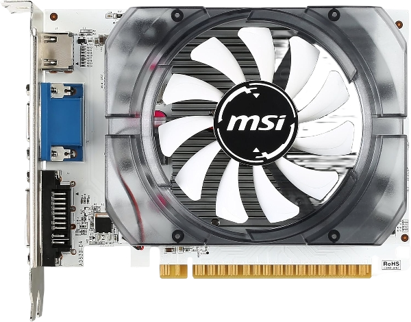 MSI NVIDIA GeForce GT 730 2GB DDR3 128-Bit Supports DirectX 12 Graphic Card (USED)