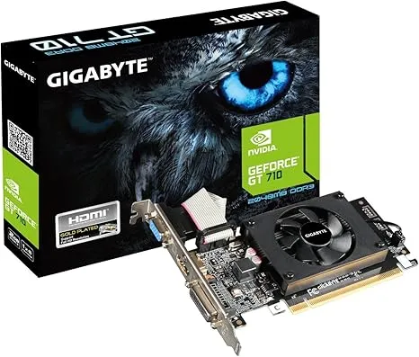 GIGABYTE NVIDIA GeForce GT 710 2GB DDR3 64-Bit Low Profile Video Card