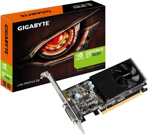 GIGABYTE NVIDIA GeForce GT 1030 2GB GDDR5 64-Bit Low Profile Graphics Card