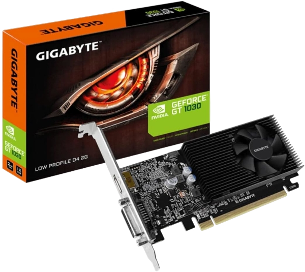 GIGABYTE NVIDIA GeForce GT 1030 2GB GDDR4 64-Bit Graphics Card (USED)