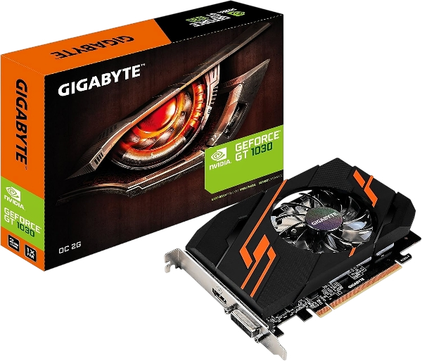 GIGABYTE NVIDIA GeForce GT 1030 OC 2GB GDDR5 64-Bit Graphic Card (Renewed)