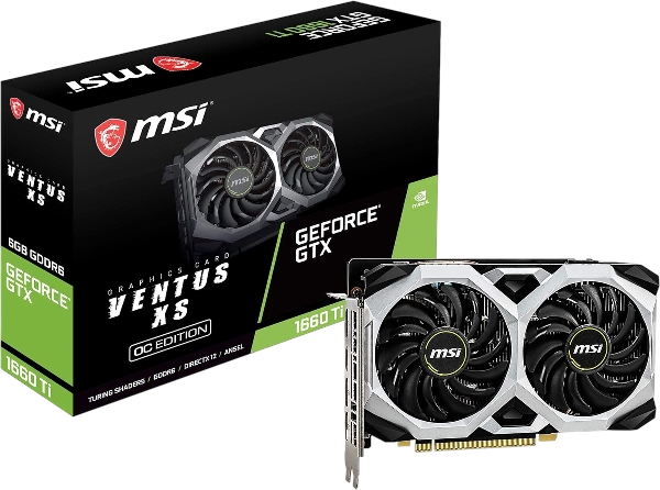 MSI Gaming GeForce GTX 1660 Ti 6GB GDDR6 192-Bit HDMI/DP Dual Fan VR Graphic Card (Renewed)