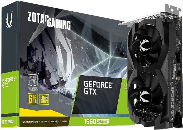 ZOTAC Gaming GeForce GTX 1660 Super 6GB GDDR6 192-Bit Gaming Graphic Card (Renewed)