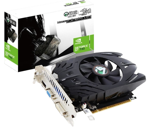 MAXSUN NVIDIA GeForce GT 730 2GB GDDR3 64-Bit Video Graphics Card