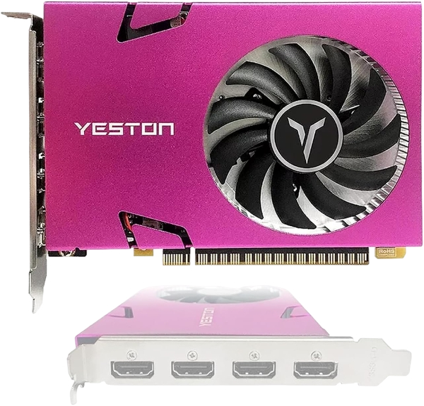 Yeston NVIDIA GeForce GT 730 4GB DDR3 128-bit 4HDMI Gaming Graphic Card