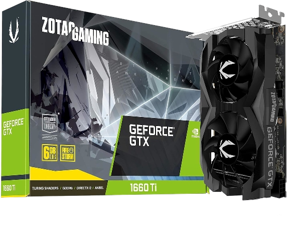 ZOTAC GeForce GTX 1660 Ti 6GB GDDR6 192-Bit PCIe 3.0 x16 - HDMI Graphics Card (Renewed)