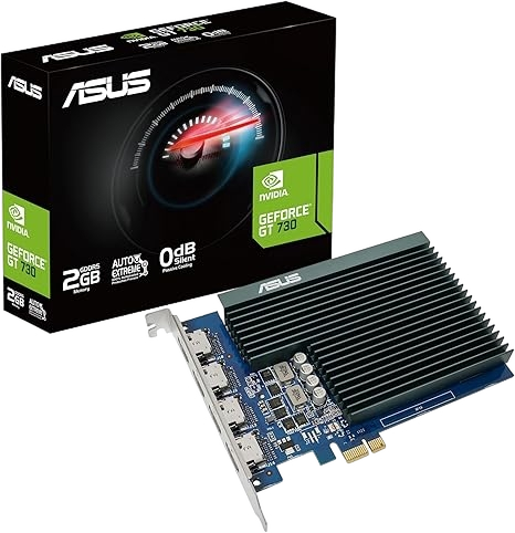 ASUS NVIDIA GeForce GT 730 2GB GDDR5 64-Bit 4X HDMI Ports Graphic Card