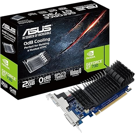 ASUS NVIDIA GeForce GT 730 2GB GDDR5 64-Bit Low Profile Graphics Card