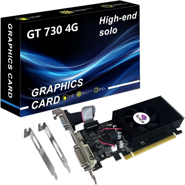 NVIDIA GeForce GT 730 4GB DDR3 128 Bit DirectX 11 VGA/DVI-D/HDMI PCI Express 2.0 x 16 Graphic Card