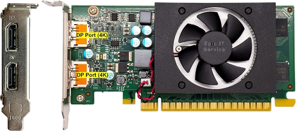 NVIDIA Geforce GT 730 2GB GDDR5 64-Bit PCI-E x 8 With Dual DP Graphic Card