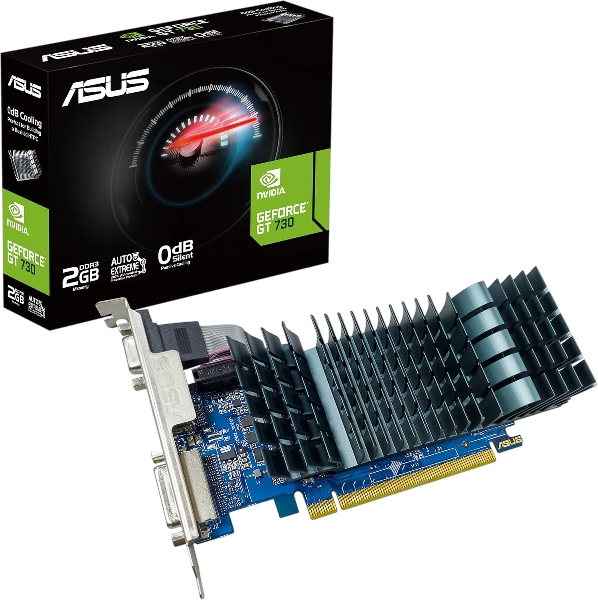 ASUS NVIDIA GeForce GT 730 2GB DDR3 Memory 64-Bit (PCI-E 2.0 Tweak II) Graphics Card (USED)