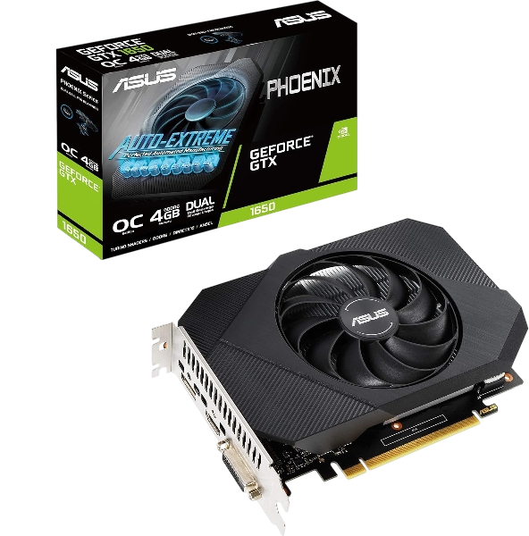 ASUS Phoenix NVIDIA GeForce GTX 1650 OC Edition 4GB GDDR6 128-Bit Gaming Graphics Card (USED)