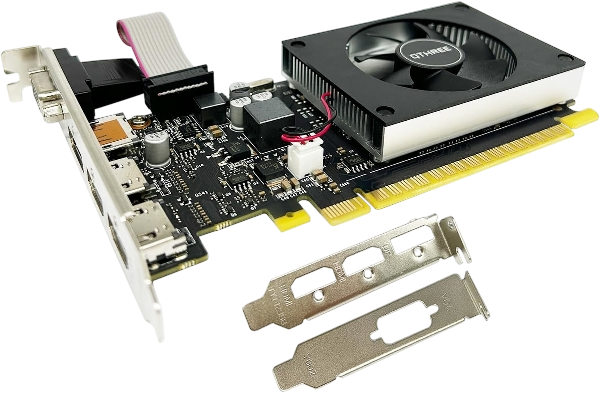 QTHREE NVIDIA GeForce GT 730 4GB DDR3 64-Bit Low Profile Graphic Card