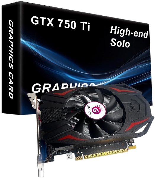 NVIDIA GeFroce GTX 750Ti 2GB GDDR5 128bit Direct X12 Interface HDMI DVI-D VGA Graphic Card