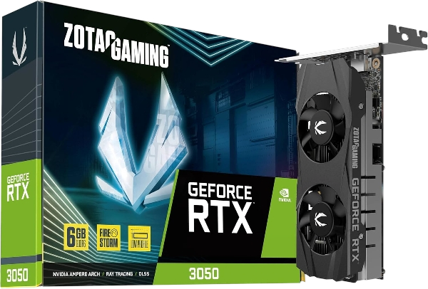 ZOTAC Gaming GeForce RTX 3050 6GB GDDR6 96-Bit 14 Gbps PCIE 4.0 Graphic Card