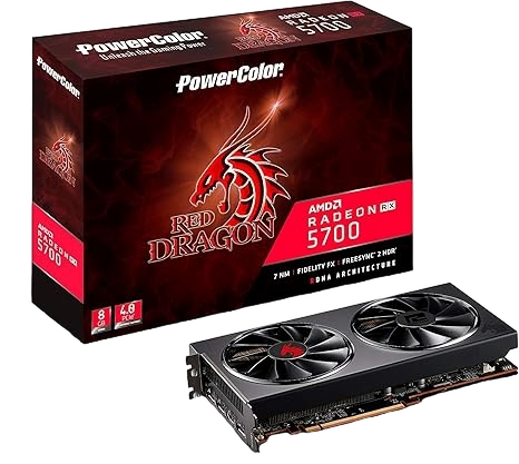 PowerColor Red Dragon Radeon RX 5700 8GB GDDR6 256-Bit Graphics Card (USED)