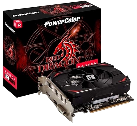 PowerColor AMD Radeon RX 550 4GB GDDR5 128-Bit Graphics Card (Renewed)