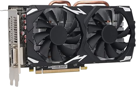 AMD Radeon RX 580 8GB GDDR5 256-Bit Low Noise Desktop Computer Graphics Card