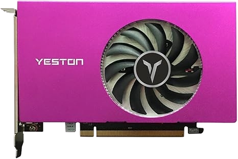 Yeston AMD Radeon RX 550 2GB GDDR5 128-Bit PCI-E 3.0 DX12 Single Slot 4*HDMI Graphic Card