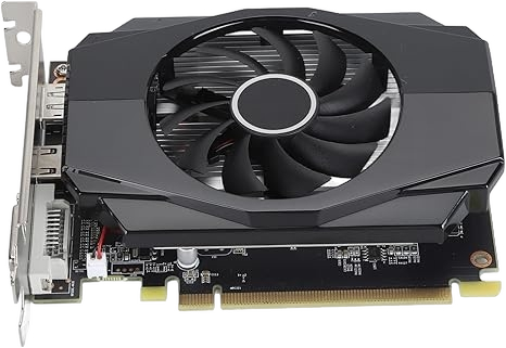 AMD Radeon RX 550 4GB GDDR5 128-Bit PCI-E 3.0 DP1.4 HDR HD DVI D Cooling Fan Gaming Graphic Card