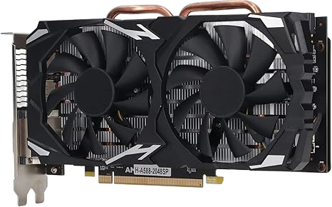 AMD Radeon RX 580 256-Bit GDDR5 PCI Express 3.0 HDMI DVI DP Dual Fan Graphic Card