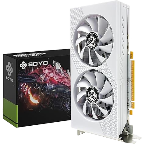 SOYO AMD Radeon RX 580 8GB GDDR5 256-Bit HDMI DVI DP PCI-E x 16 3.0 Dual Fans Graphics Card