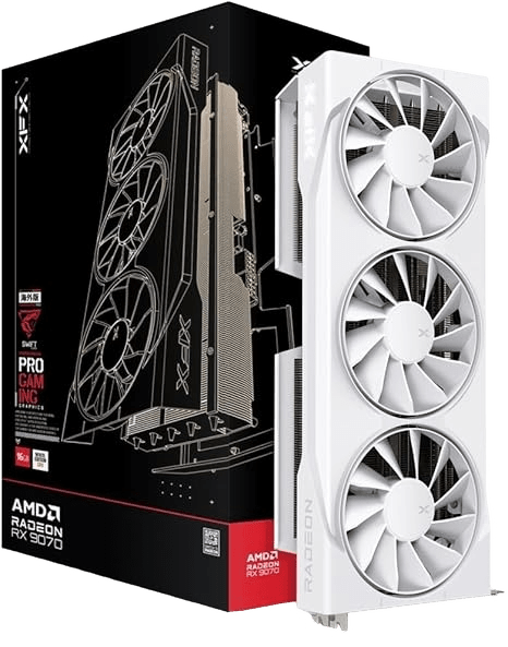 rx 9070 white color video card buy amazon latest 2025