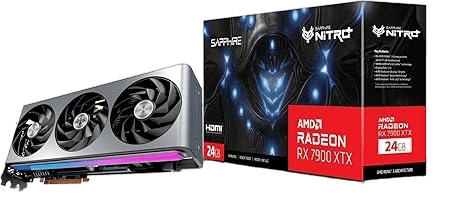 Sapphire Nitro+ Radeon RX 7900 XTX OC Vapor-X 24GB GDDR6 Graphics Board