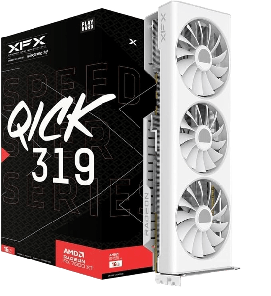XFX Speedster QICK319 Radeon RX 7800 XT White CORE Graphics Card